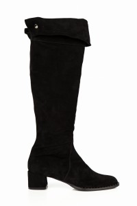 Kozaki damskie Verdecchia & Mainqua 7000 camoscio nero