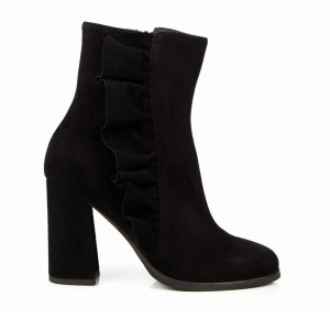 Botki damskie Verdecchia & Mainqua 3402 camoscio nero