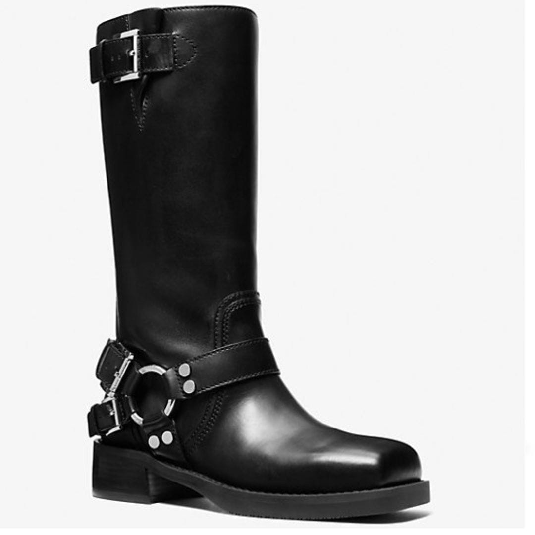 Kozaki Michael Kors motocyklowe oficerki